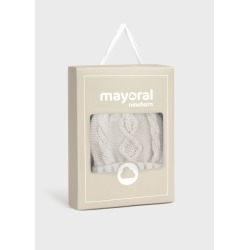 Conjunto gorro y manoplas tricot bebe mayoral