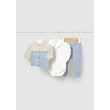 Conjunto 3 piezas polaina bebe niño mayoral