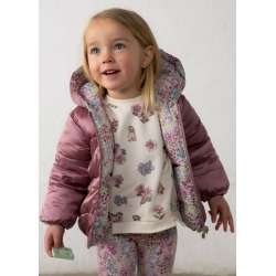 Chaquetón reversible bebé niña mayoral