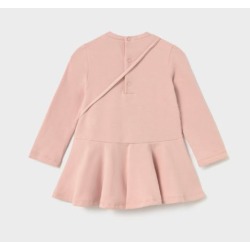 Vestido combinado con bolso osito bebé mayoral