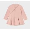 Vestido combinado con bolso osito bebé mayoral