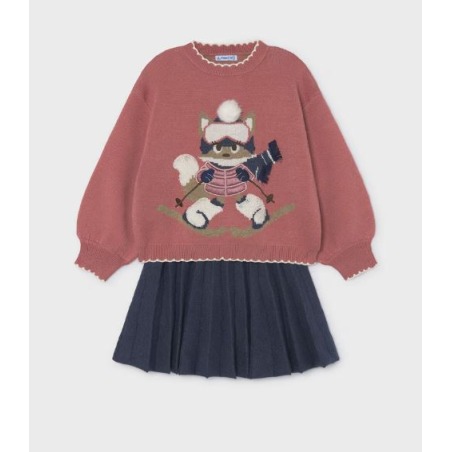 Conjunto falda y jersey niña mayoral