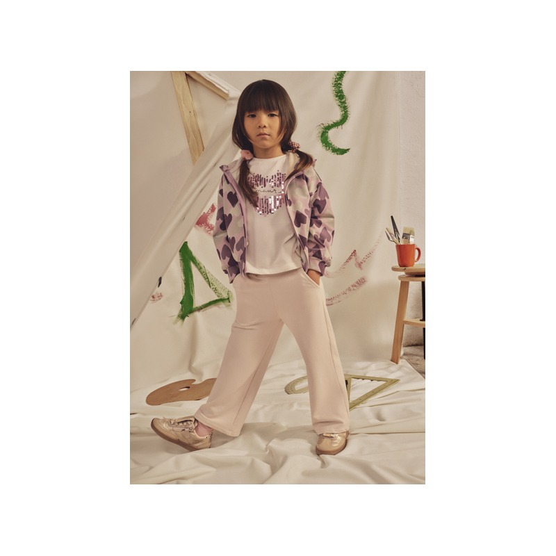Chándal estampado 2 pantalones niña mayoral