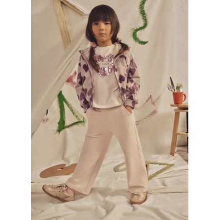 Chándal estampado 2 pantalones niña mayoral