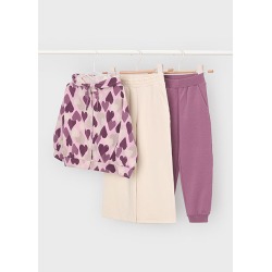 Chándal estampado 2 pantalones niña mayoral
