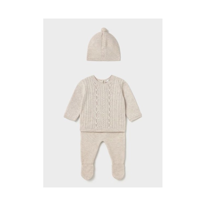 Conjunto 3 piezas tricot bebe mayoral
