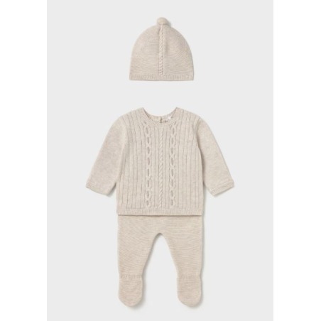 Conjunto 3 piezas tricot bebe mayoral