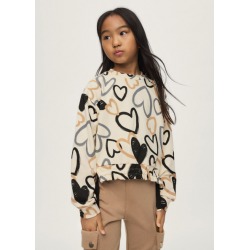 Sudadera estampada chica...