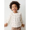 Blusa bambula estampada niña mayoral