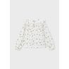 Blusa bambula estampada niña mayoral