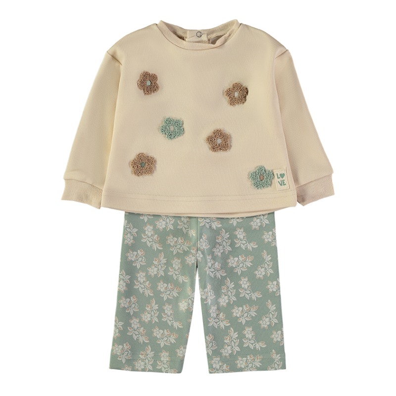 Chandal flores bebe niña babybol