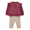 Chandal bebe niña flores babybol