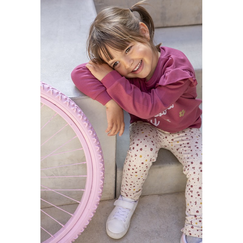 Chandal bebe niña flores babybol