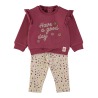 Chandal bebe niña flores babybol