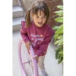 Chandal bebe niña flores babybol