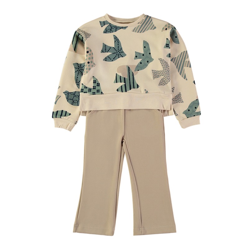 Chandal estampado pajaros niña babybol