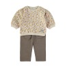 Chandal estampado flores bebe niña babybol