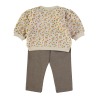 Chandal estampado flores bebe niña babybol