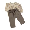 Chandal estampado flores bebe niña babybol