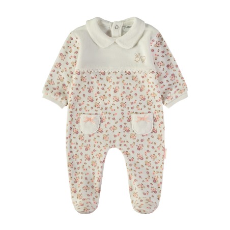 Pelele bebe niña flores babybol