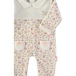 Pelele bebe niña flores babybol