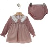 Vestido bebe con braguita "Familia Trineo" Yoedu