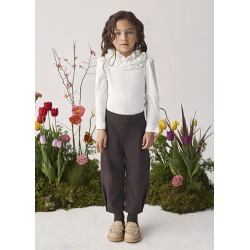 Pantalón largo sarga niña Abel&Lula