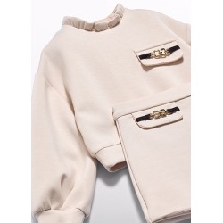 Conjunto falda felpa niña Abel&Lula