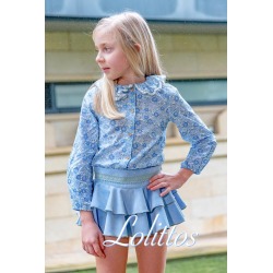 Conjunto rana falda con camisa Briana Lolittos