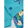 Vestido felpa estampado flores niña boboli