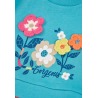 Vestido felpa estampado flores niña boboli