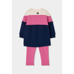 Conjunto punto arcoíris niña boboli