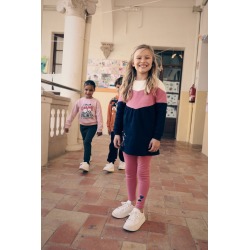 Conjunto punto arcoíris niña boboli