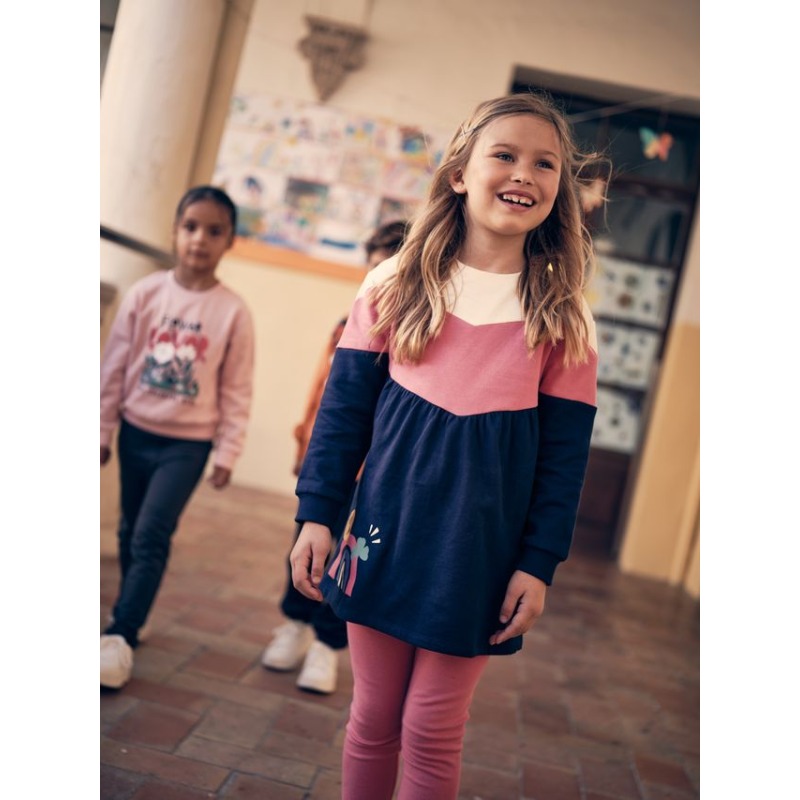 Conjunto punto arcoíris niña boboli