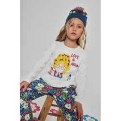 Camiseta punto muñeca y...