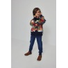 Pantalón niño felpa denim boboli