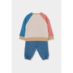 Conjunto punto bebé bordado oso Boboli
