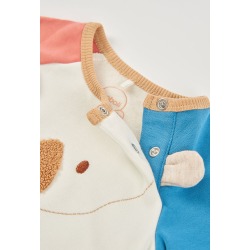 Conjunto punto bebé bordado oso Boboli
