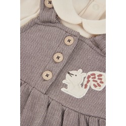 Conjunto peto punto de bebé niña Boboli