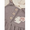 Conjunto peto punto de bebé niña Boboli