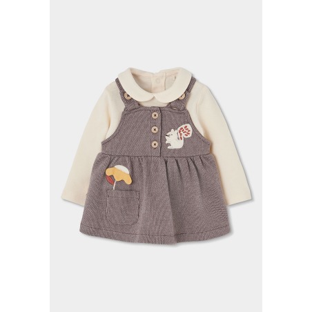 Conjunto peto punto de bebé niña Boboli