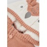 Chaqueta punto bebé rayas con capucha Boboli
