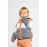 Chaqueta punto bebé rayas con capucha Boboli