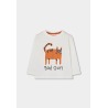 Camiseta punto niño gato Boboli