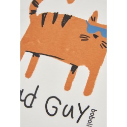 Camiseta punto niño gato Boboli