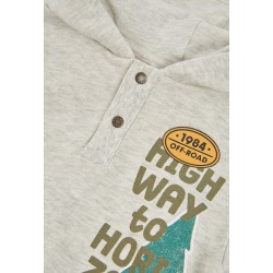 Chandal felpa niño estampado off-road Boboli