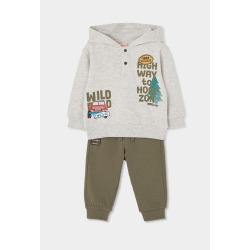 Chandal felpa niño estampado off-road Boboli