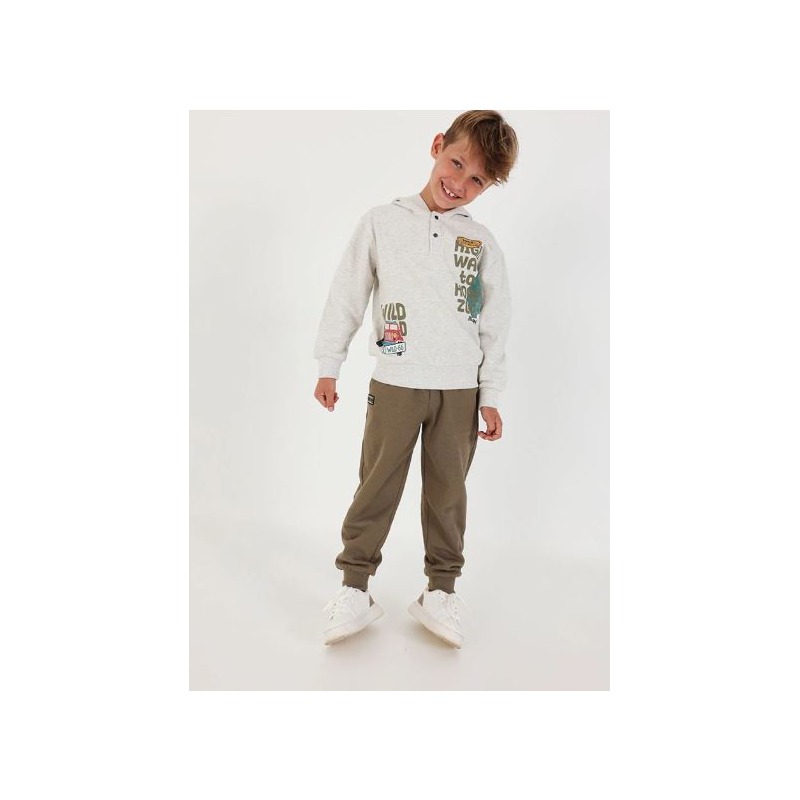 Chandal felpa niño estampado off-road Boboli