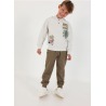 Chandal felpa niño estampado off-road Boboli