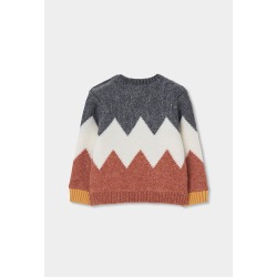 Jersey geométrico zigzag niño Boboli